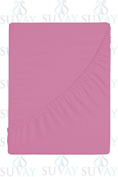 SUVAY Pink Baby Fitted Sheet 100% Cotton Combed Park Bed |   60X120 |   70X110 |   70X120 |   70X130 |   70X140