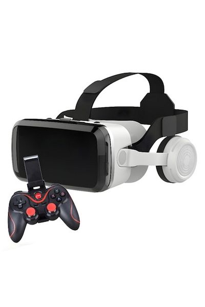 BiXXBi VR/3D Glasses For IOS Android Mobile Phone, Games, Video, Headphones And Bluetooth Controller