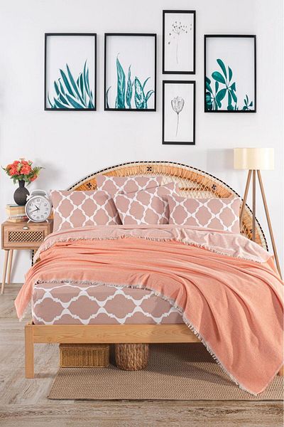 AYHANHOME Double Cotton Boxed Pique Set