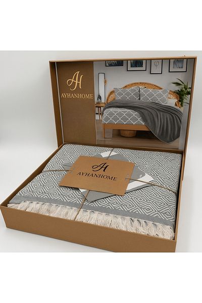 AYHANHOME Double Cotton Boxed Pique Set