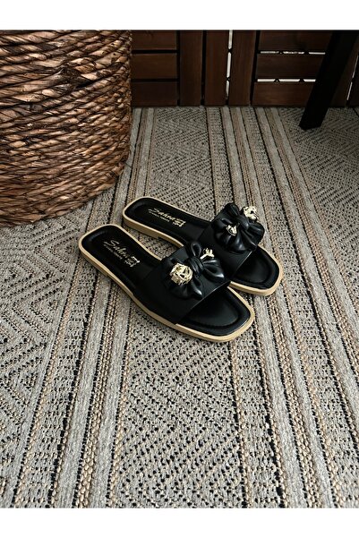 Behtah Kundura Damskie Letnie Srebrne Róże Haftowane Kapcie Sandały