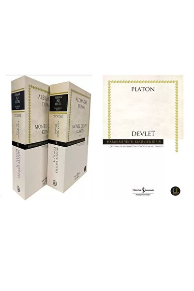 TÜRKİYE İŞ BANKASI KÜLTÜR YAYINLARI Monte Cristo Kontu - 2 Kitap Takım - Alex...