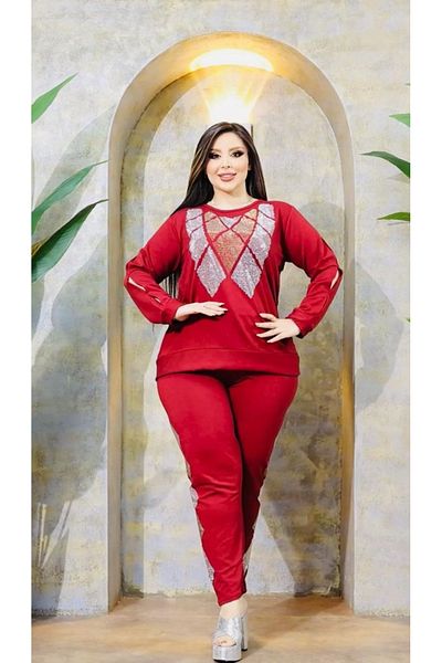 Kaptins Women's Tracksuit Set & Pajama Set Stone Detailed