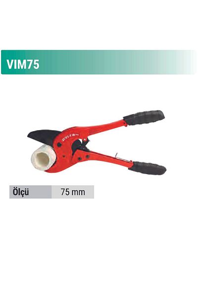 Vira VİRA PLASTIC PIPE SCISSOR 75MM VIM75