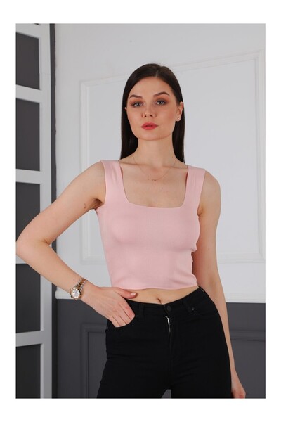 KOTA Kare Yaka Kalın Askılı Pedli Crop