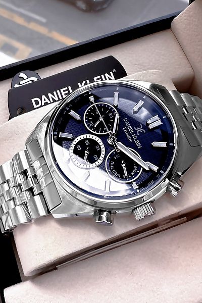 Daniel Klein Exclusive Men Wristwatch 3 Atm Waterproof Gumus Color Steel Band Gift Bracelet Dke2125C2