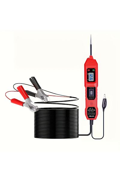 Choice Red Pro Automotive Circuit Master - 3.5-36v Multifunctional Drive Tester With Digital Display, Short