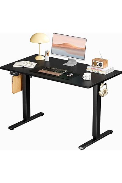 VINNYSEN Large Electric Standing Desk, Height Adjustable Computer Desk, Stand up Gaming Office Table (120x60
