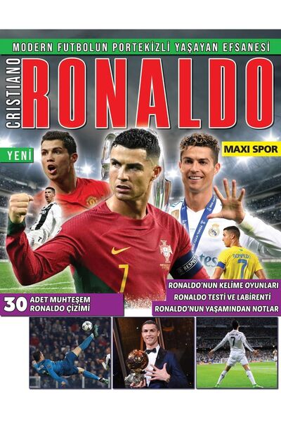 MAXİ Ronaldo Özel Albüm Poster Sticker 001