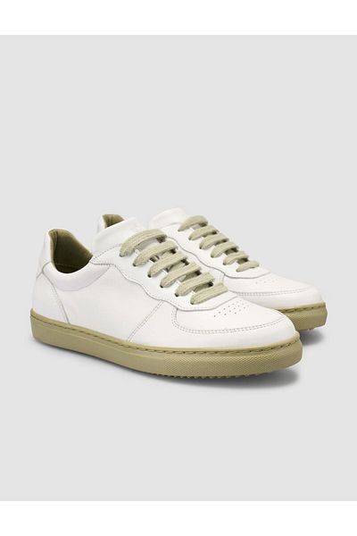Mona Mae White - Pink Detailed Women's Sneaker
