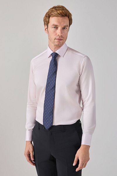 Paşahan Ανδρικό πουκάμισο Comfort Fit με διπλή μανσέτα