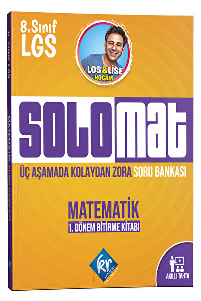 KR Akademi Yayınları 8. Sınıf LGS 1. Dönem Solomat Matematik Soru Bankası