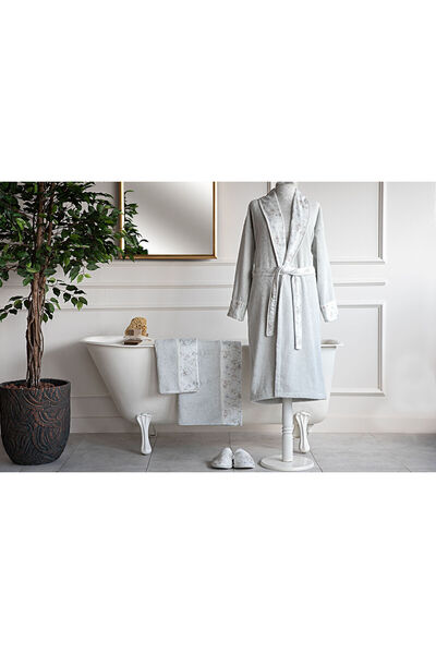 Pupilla Collection Lion Bathrobe Set 4 Pcs. Mint