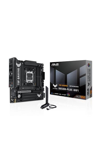 ASUS Tuf Gaming B850m-plus WiFi AMD B850 مقبس Am5 DDR5 8000 (OC) ميجا هرتز Matx Gaming (لاعب) اللوحة الأم