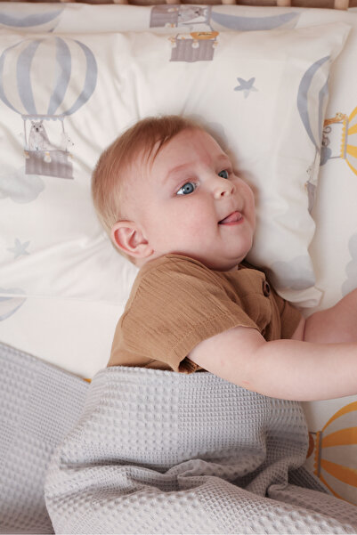 MİLNA BABY&KİDS مجموعة بالونات طائرة منقوشة مقاس 90 × 140 سم للأطفال الرضع