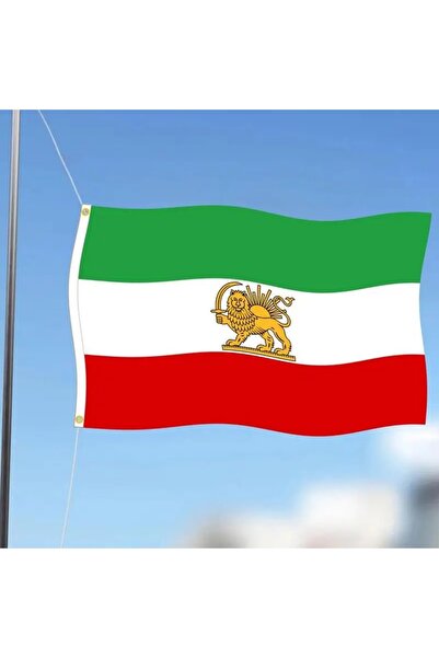 ÇELİKONLİNE Aslan Güneş İran Bayrağı – Raşel Kumaş Gönder Tipi 100x150cm | Dı...