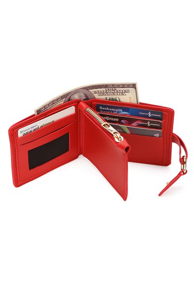 AVCA Mini Women's Wallet with Hand Wrist Strap Cash Coin Compartment Wallet