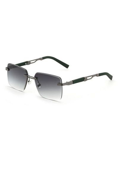 Pierre Lotus Sungglasses Metal Handle Special Cut Gold Silver Uv400 Protected Glass Plg1114