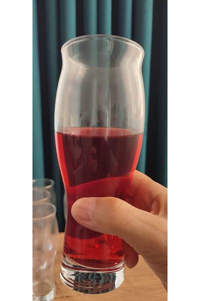 ORTAKÖY CENNETİ Pasabahce Revival Beer Glass 598 Cc 21 cm Height 8 cm Mouth 6 cm Base Drinking Glass