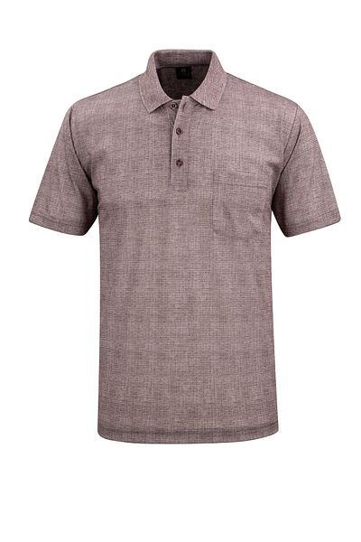 Çizgi Triko Ανδρικό μπλουζάκι Polo Neck Digital Printing Classic Fit με τσέπη - 5103