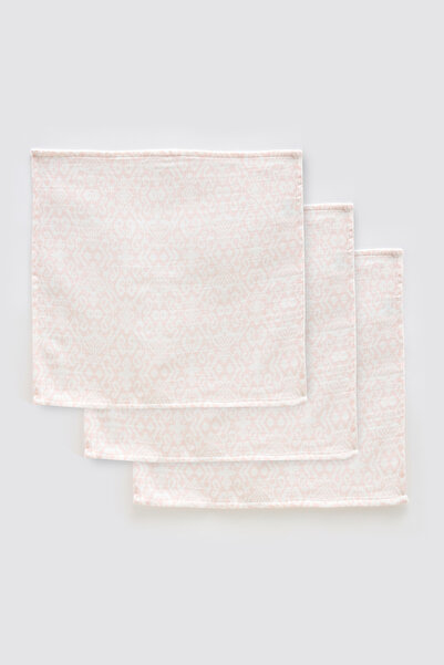 Atelier Babbi 100% Cotton 3-Piece Mouth Cloth Set - Tie-Dye / Pink