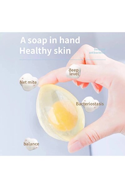 essentialneedsforall 3 PCS Collagen Egg Yolk Whitening Face Soap Very Rich in Vitamin C and E