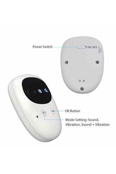 Choice White Wireless Bedwetting Alarm Best Bed Wetting Enuresis Alarm Nocturnal Wetting Alarm Baby Childre