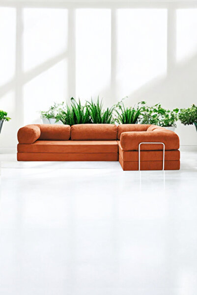 MiniWood Legom Modüler Koltuk Takımı L Koltuk Takımı Sünger Yataklı Kanepe