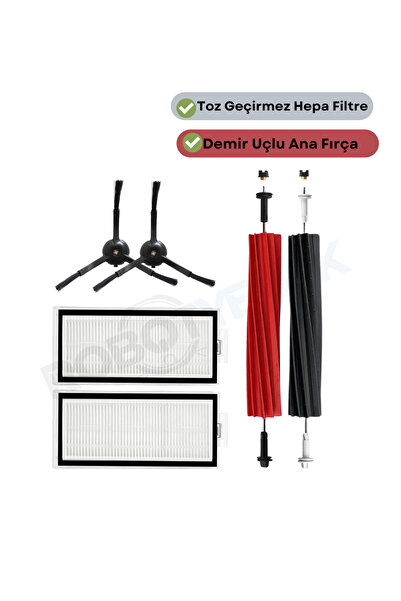 robotyedek Filtru Hepa negru Roborock Q5 Pro Plus și set de perii de schimb -...