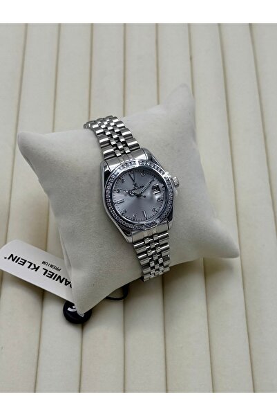 Daniel Klein Takvimli Kadın Kol Saati 2 Yıl Garantili Çelik Xuping Bileklik Hediyeli Dklrs13