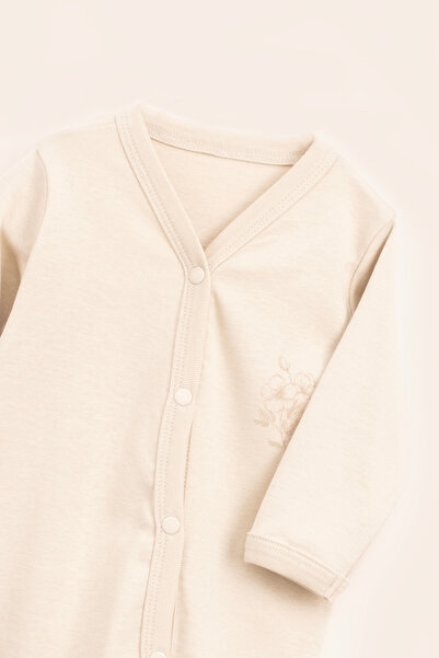 Vauva 2-Piece Snap Jumpsuit Pajamas Long Sleeve Seasonal Baby Kids Printed Jumpsuit