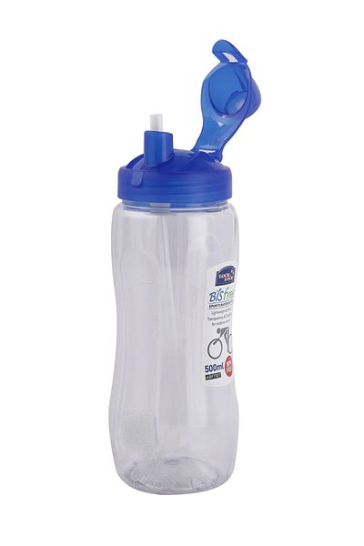 locknlock Sports Water Bottle Tritan 500ml with Straw