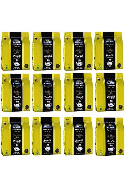 Karali Çay Karali Premium Teapot Bag Black Tea 25 Pieces 12 Pieces