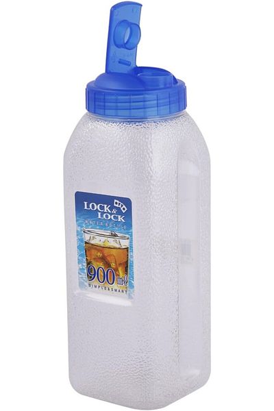 locknlock Aqua Water Bottle 900ml - Pack of 3, BPA-Free, Flip-Top Lid