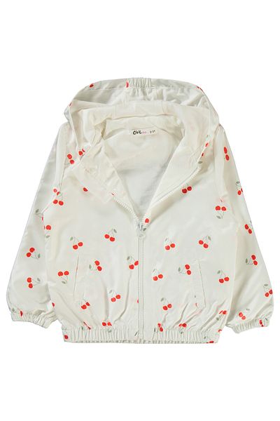 Civil Girls 2-5 Years Old Girl's Ecru Raincoat