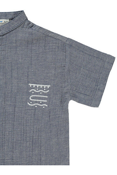 Civil Boys Boy's Shirt 6-9 Years Indigo