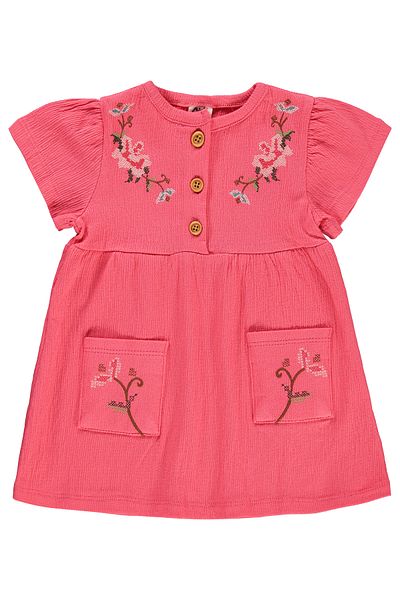 Civil Baby Baby Girl Dress 6-18 Months Coral