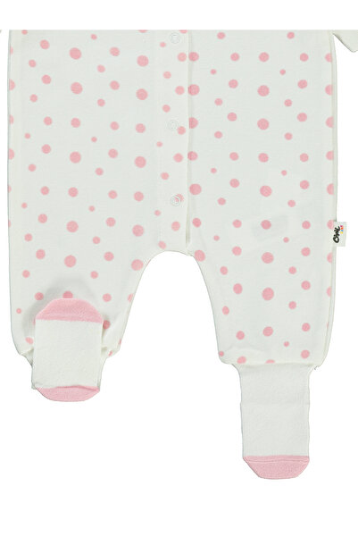 Civil Baby Baby Girl Jumpsuit Without Booties 1-6 Months Ecru