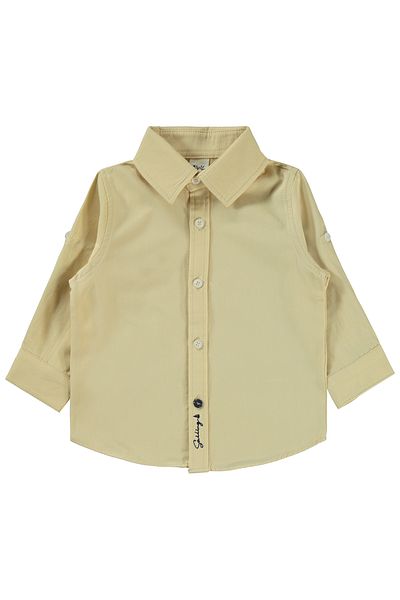 Civil Baby Baby Boy Shirt 6-18 Months Milk Coffee