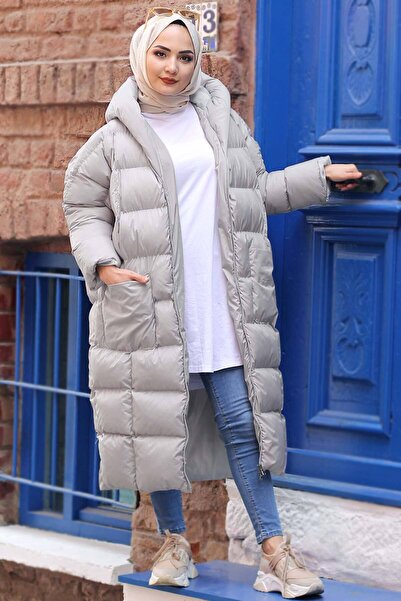 Tesettür Dünyası Nafukovací přikrývka Tsd1186 šedá