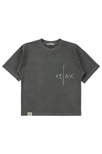 Civil Boys Boy 6-9 Years Anthracite T-Shirt