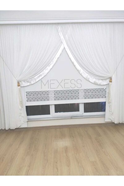 Mexess Kanada Tül- Kruvaze, Yalancı Kruvaze, 1 Kalite Ağır Gramajlı Dökümlü K...