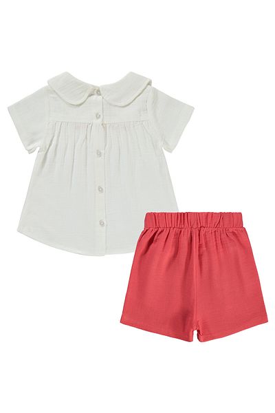Civil Girls 2-5 Years Old Children's Girl Suit Sunset Coral