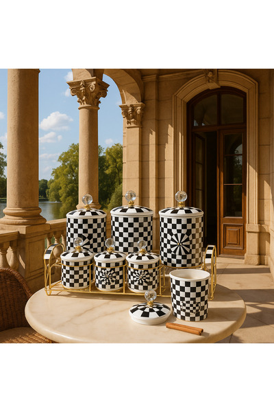 Veliday KARAT 7 PARÇA PORSELEN BAHARAT TAKIMI