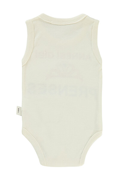 Civil Baby 1-36 Months Baby Girl Ecru Badi - With Snaps