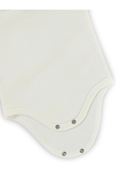 Civil Baby Baby Girl Snap-On Badi 3-9 Months Ecru