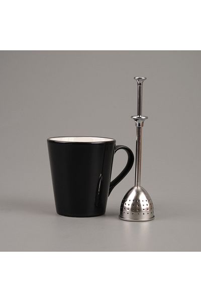 AROW Bell Herbal Tea Strainer - Gray