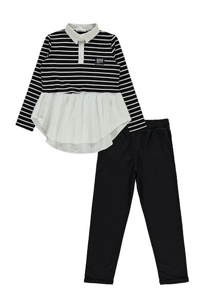 Civil Girls 10-13 Years Old Girl's Black Suit Set