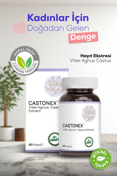 anti Castonex (Hayit Extract - Vitex Agnus Castus Extract) 60 Capsules