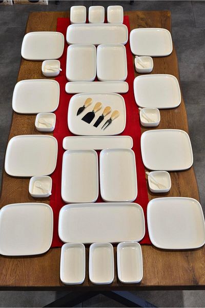 şirin eşyalarım 39 Piece Porcelain Breakfast Set for 8 People